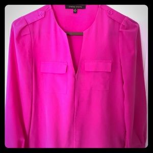 Fuschia blouse